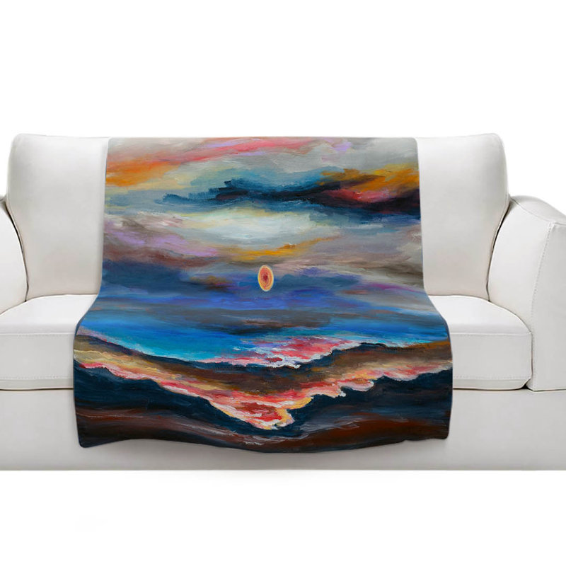 Couverture sherpa doux moonscape 1, l 68 po x L 80 po