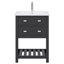 Ensemble de meuble-lavabo simple pour salle de bain de 24 po Caitlyn-976681297
