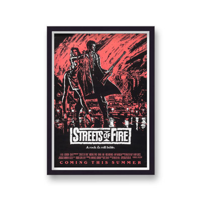 Streets Of Fire Reimagined Movie Poster - Single Picture Frame Print