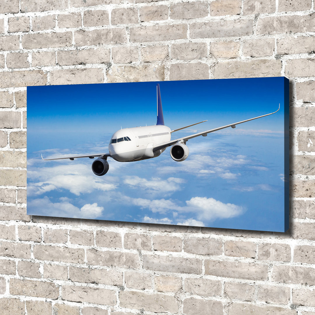 Flugzeug in der Luft - Kunstdrucke auf Leinwand