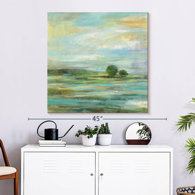 Paysage de sérénité printanière