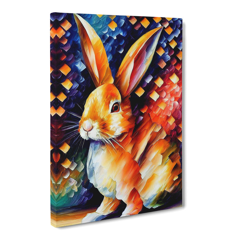Roff Rabbit - Wrapped Canvas, 76cm H x 50cm W x 3cm D