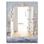 Miroir mural traditionnel porte pierre-40101474