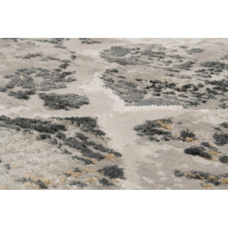 Grisby Abstract Indoor Rug, Rectangle 5'3" x 7'7"