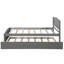 Lit plateforme simple avec lit gigogne - Structure en bois massif pour une chambre magnifique et confortable-452749899
