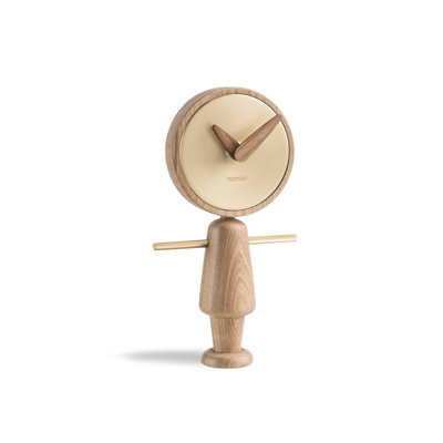 Nena Solid Wood Tabletop Clock