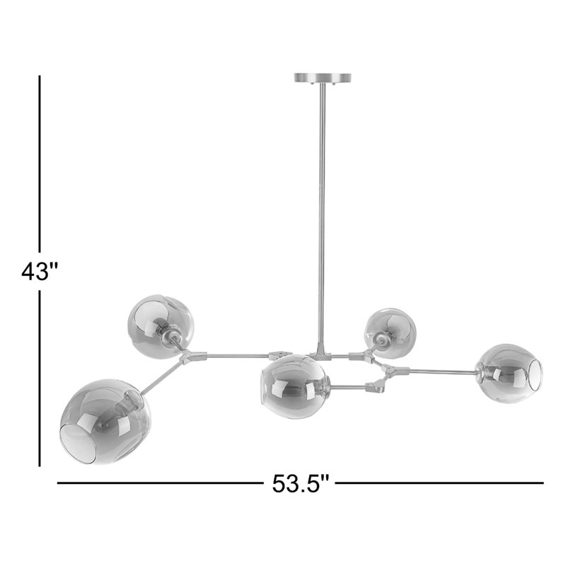 Dumont Iron 5-Light Chandelier
