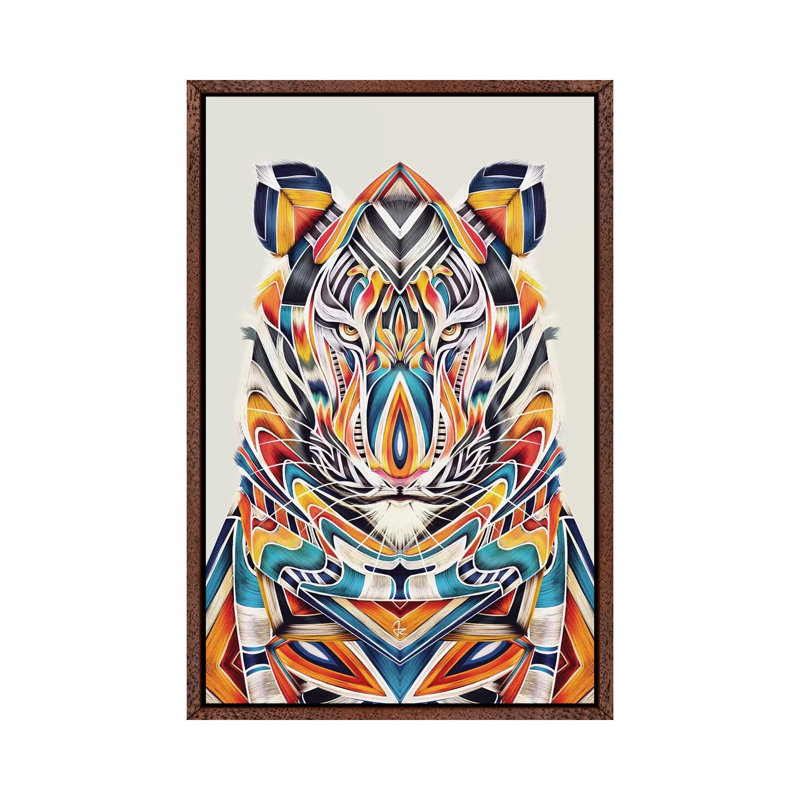 Tygr by Giulio Rossi - Print on Canvas, Classic Wood Framed Canvas, 101.6 cm H x 66.04 cm W