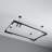 10 - Light LED Square/Rectangle Pendant