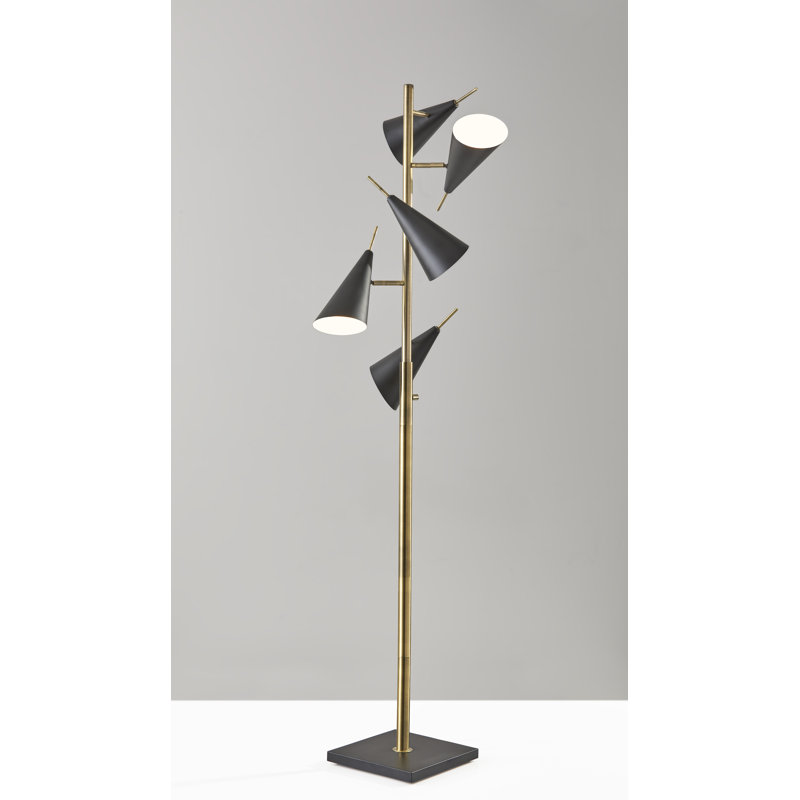 Lampe sur pied à branches 72 "Baskerville