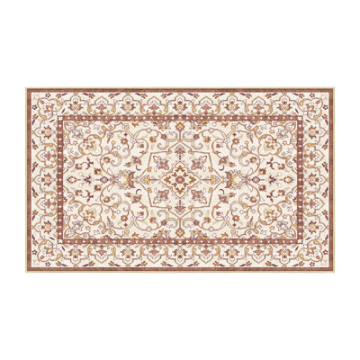 Sofya Hand Loomed Washable Oriental Indoor Rug