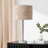 Maudestine 27"H Luxury Marble Table Lamp w/ Faux Fur Shade w/ LED Bulb-1775555306