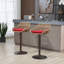 Ensemble de 2 tabourets de bar pivotants réglables à hauteur de comptoir avec repose-pieds pour la cuisine et la salle à manger-1547212907