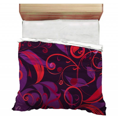 Édredon floral tourbillon Illustration de literie Vivid Contrast 12258