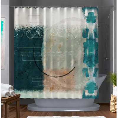 Handan Abstract Shower Curtain
