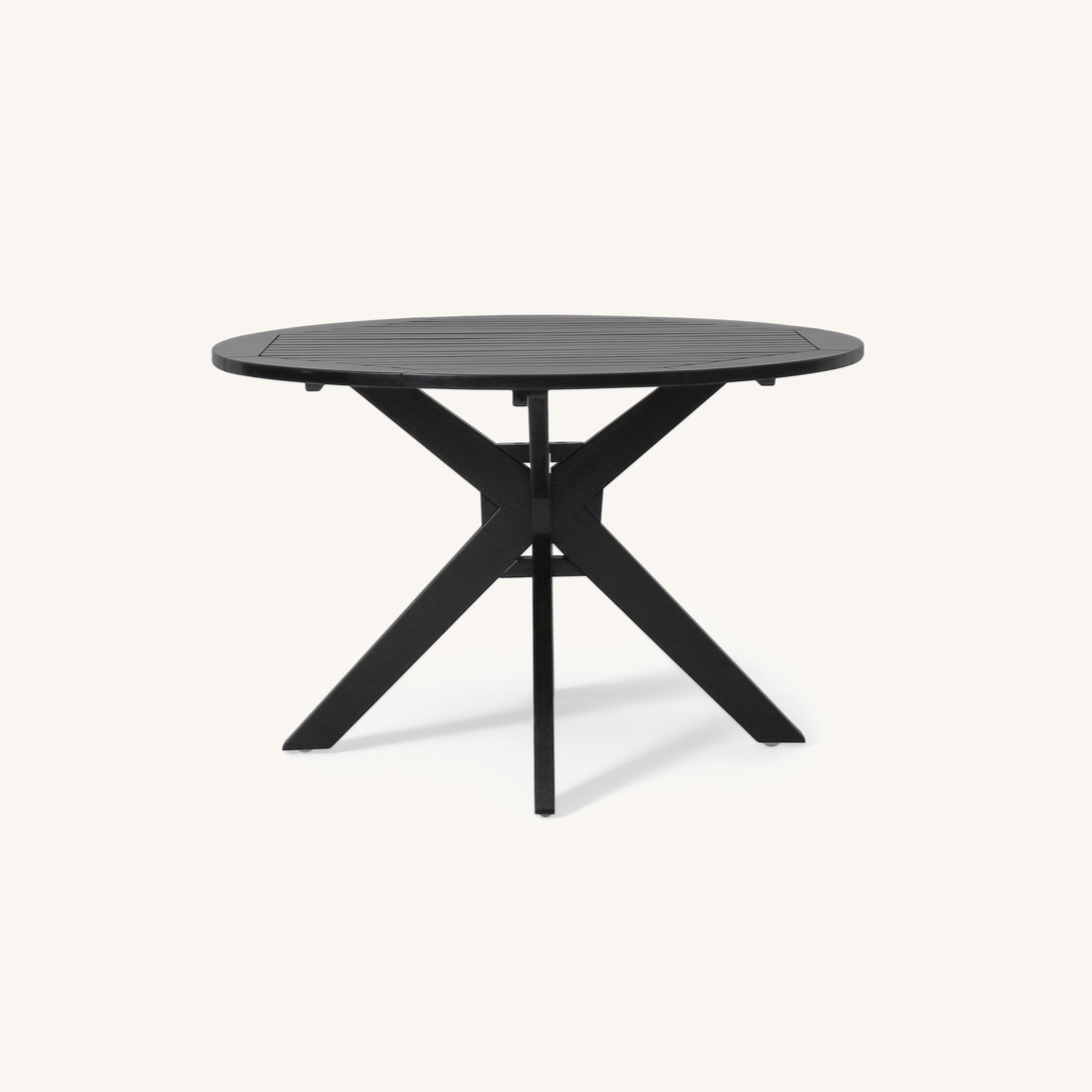 Oliver Sandee Dining Table, Round, Black Wayfair Canada