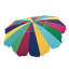 Parasol 7 'à 20 panneaux avec ancrage sable intégré