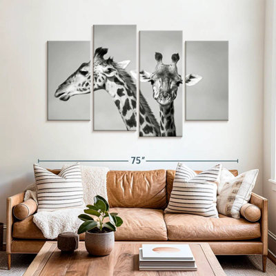 Giraffes Close-Up Shot