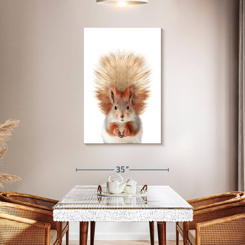 Brampt Adorable Baby Squirrel, 45" H x 30" W