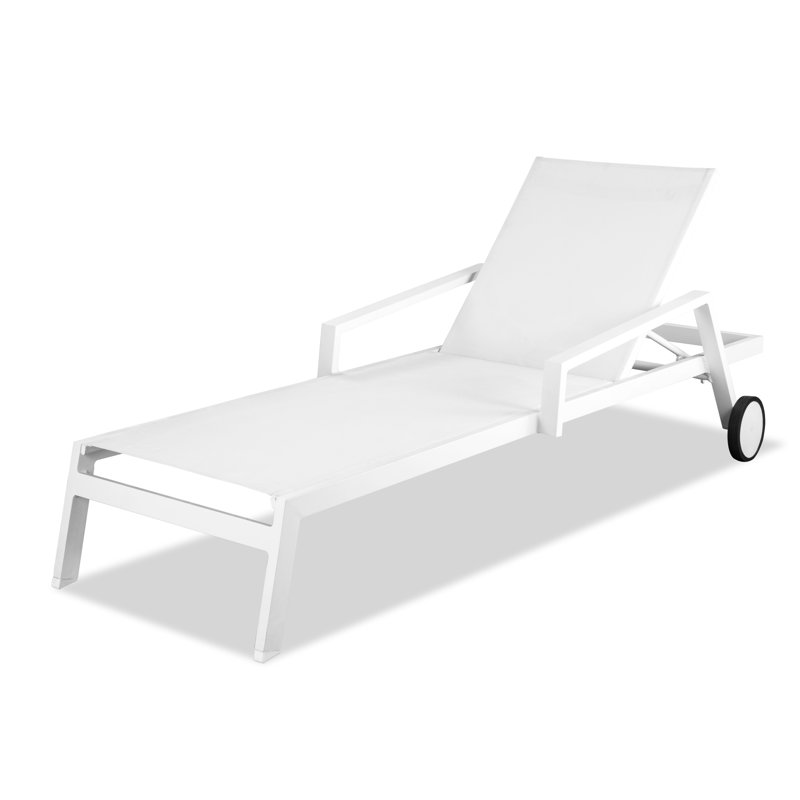 Bondi Outdoor Chaise Lounge, White
