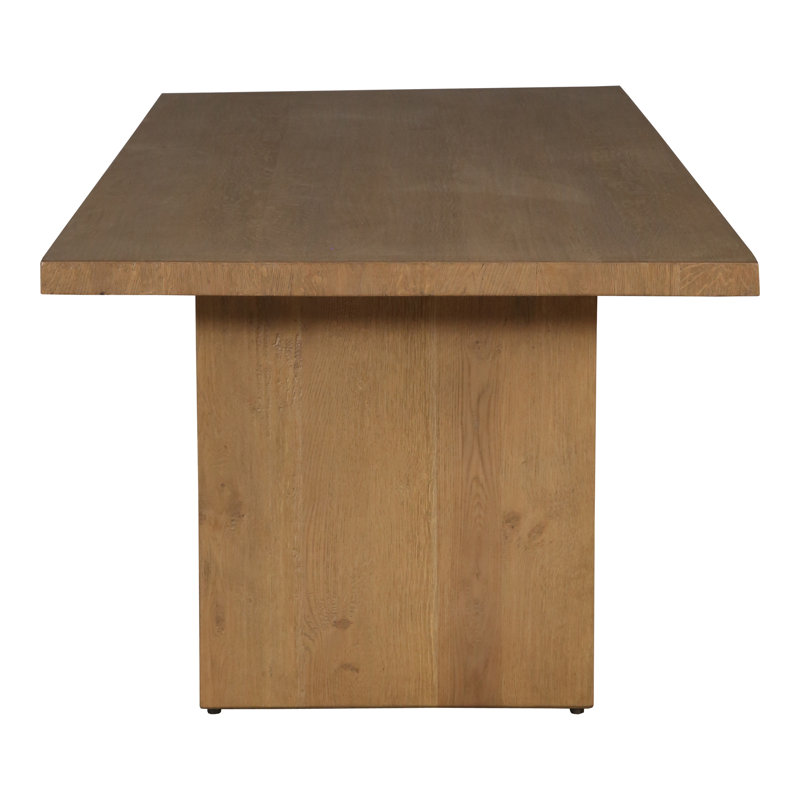 96'' Solid Oak Dining Table