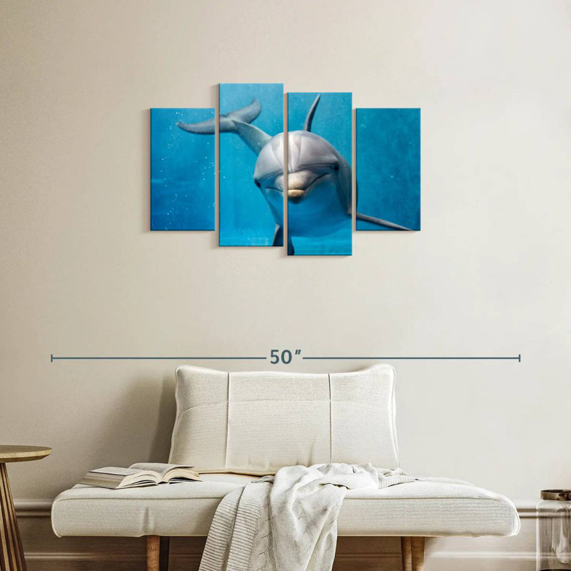 Brampt Friendly Dolphin, 22" H x 36" W
