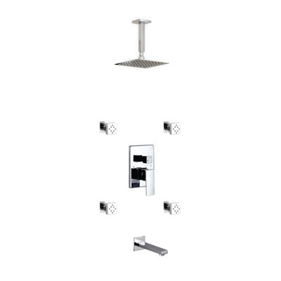Cahoon Complete Shower System with Rough in-Valve