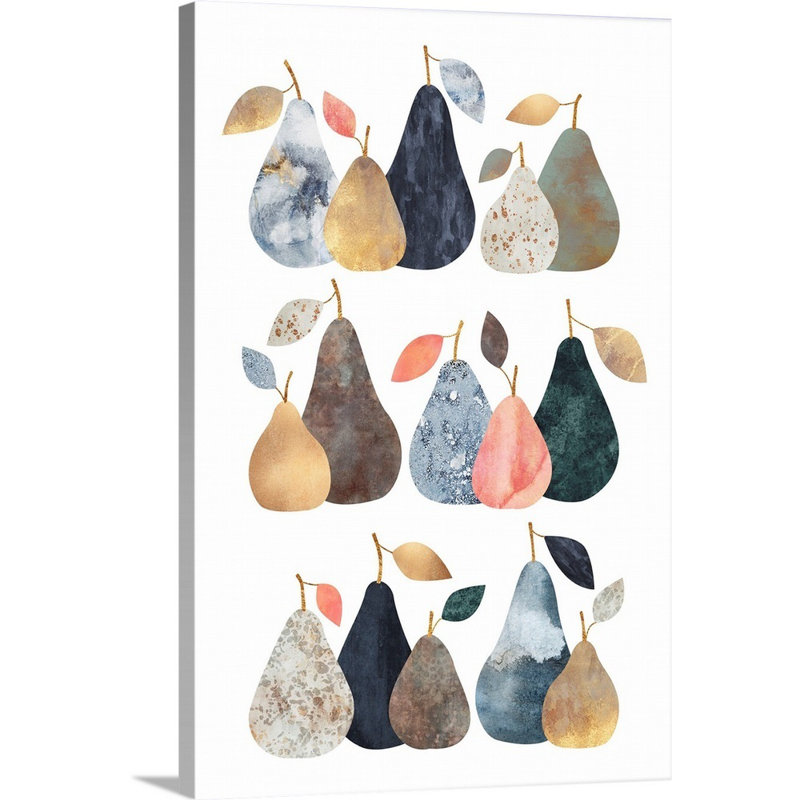 " Pears " Painting Print, Wrapped Canvas, 60" H x 40" W x 1.25" D