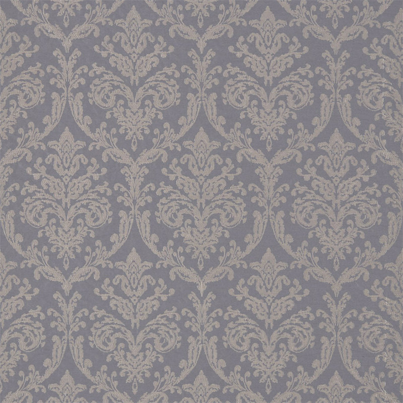 Riverside Damask Fabric, Pewter
