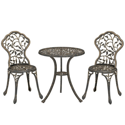 Round Aluminium Patio Dining Set