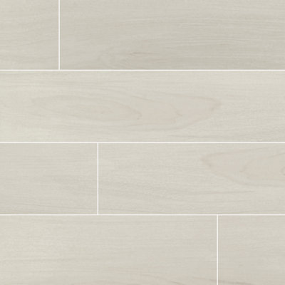 Brenwick Yuki 10 in. x 40 in. Matte Porcelain Wood Look Floor and Wall Tile
