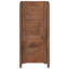 Solid Wood Open Shelving Wine Bottle Rack Brown