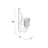 Metal Single Candle Indoor Outdoor Wall Sconce-24260225-20525811