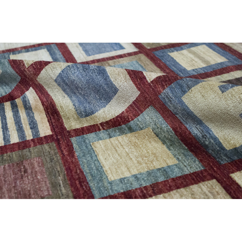 Pakistan Gabeh Wool Patchwork Area Rug