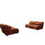 Ensemble de 3 canapés modulaires en chenille - Assise profonde et salon apaisant