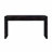 YDT Curved Farmhouse Console Table with Storage, Wooden Entryway Table with 2 Drawers, Distressed Black-413283738