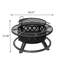 Barbecue au charbon 35,37 po
