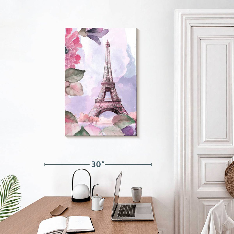 Aime Parisian Blossoms I, H 30 po x l 20 po