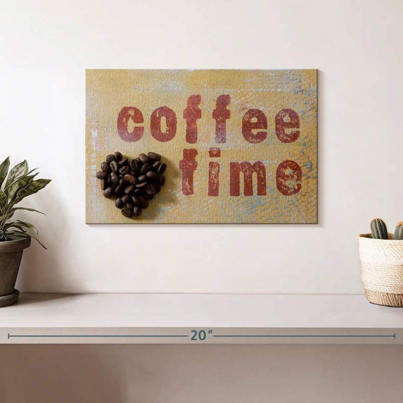 Typographie Tergel Coffee Time, H 8 po x l 12 po