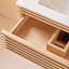 Meuble-lavabo mural simple avec lavabo en céramique