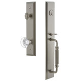 Fifth Avenue Handleset with Single Cylinder Deadbolt and Door Knob and Rosette