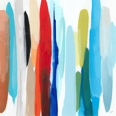 «Free Flowing II» par Rick Kane - Peinture encadrée, art mural