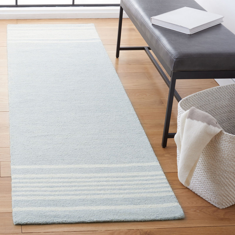 Massad Hand Tufted Wool And Cotton With Latex Rug, Runner 2'3" x 8'