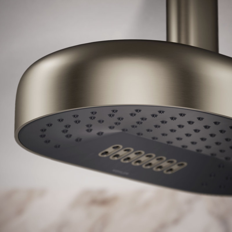 Statement™ Oblong 14" Two-Function 2.5 Gpm With Katalyst Air-Induction Technology, Vibrant  Brushed Nickel
