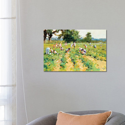 Reproduction d’art, "Strawberry pikers" par John Haskins