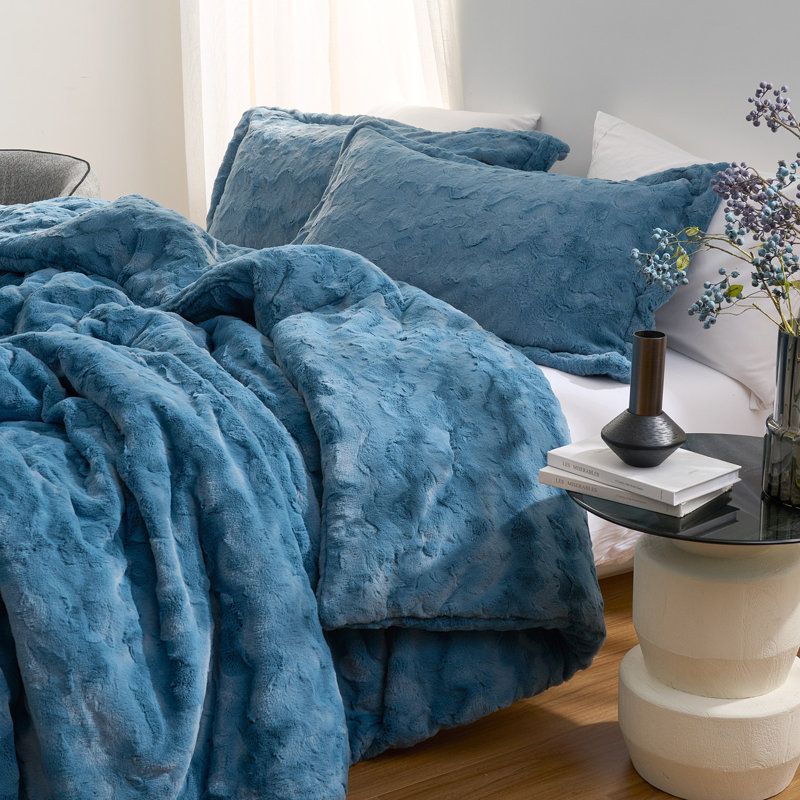 Arctic Sea - Coma Inducer® Oversized Comforter Set - Blue Surf, King