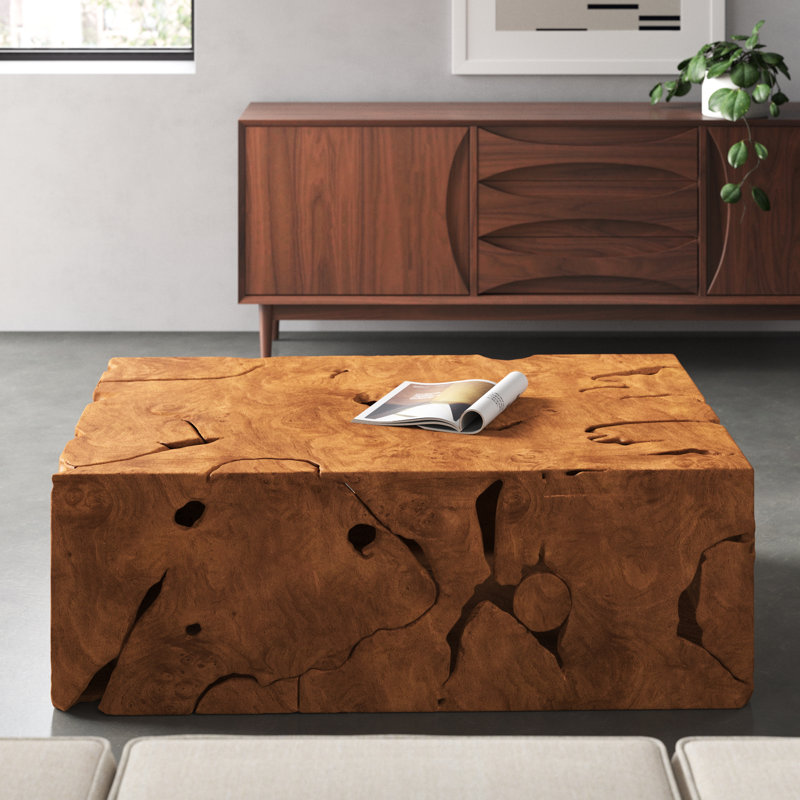 Slice Solid Wood Coffee Table