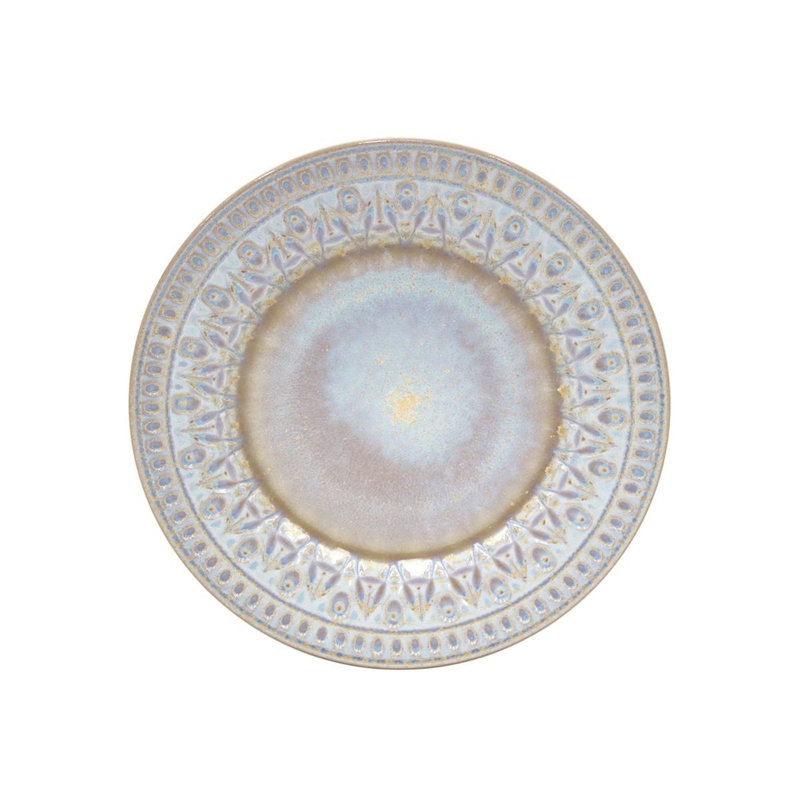 Cristal Stoneware Salad/Dessert Plate, Nacar