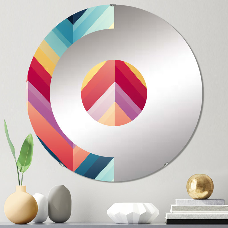 Miroir mural Popart, 23,6 po x 23,6 po