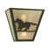 Rustic Lodge 2 - Light Flush Mounted Sconce